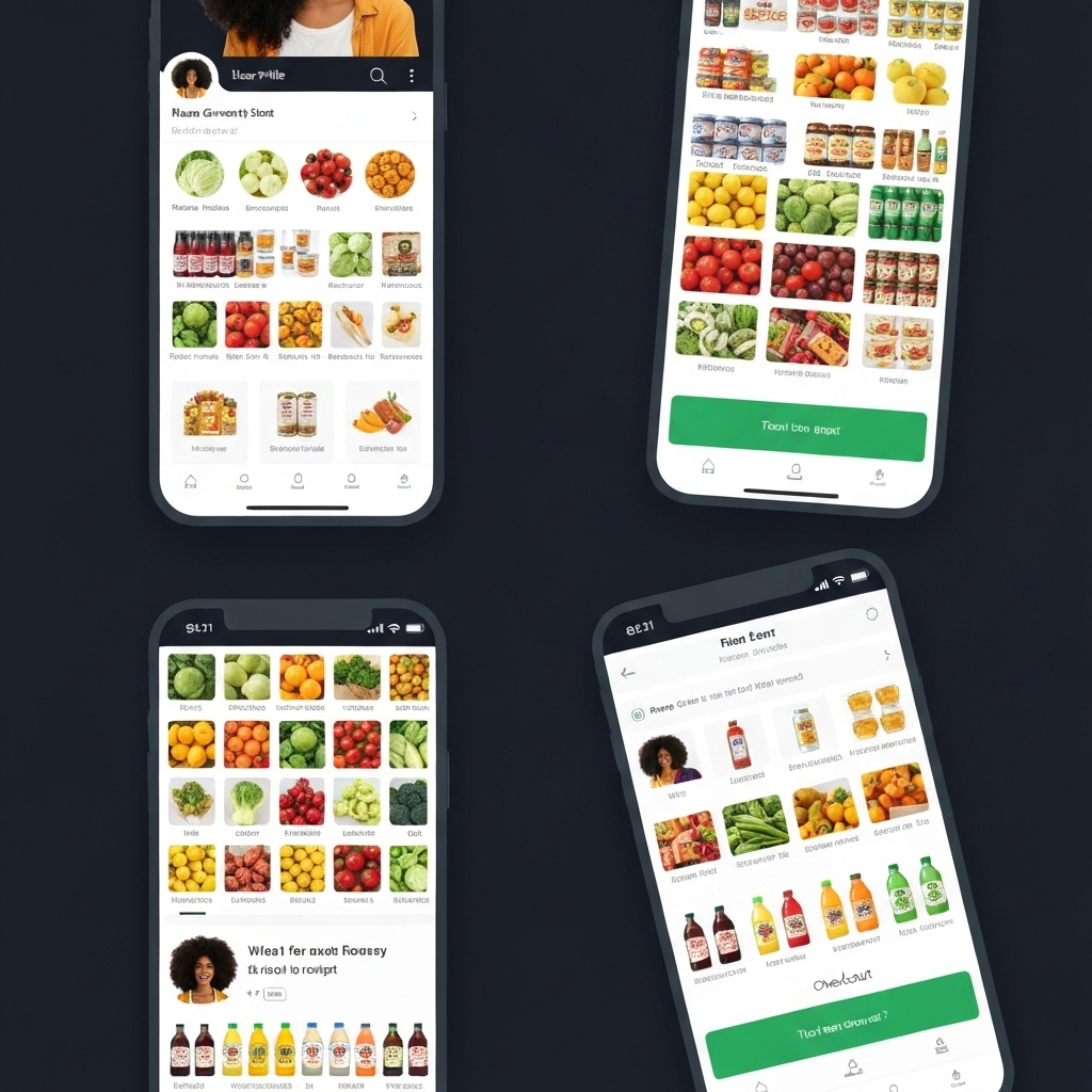 Grocery Web App screenshot
