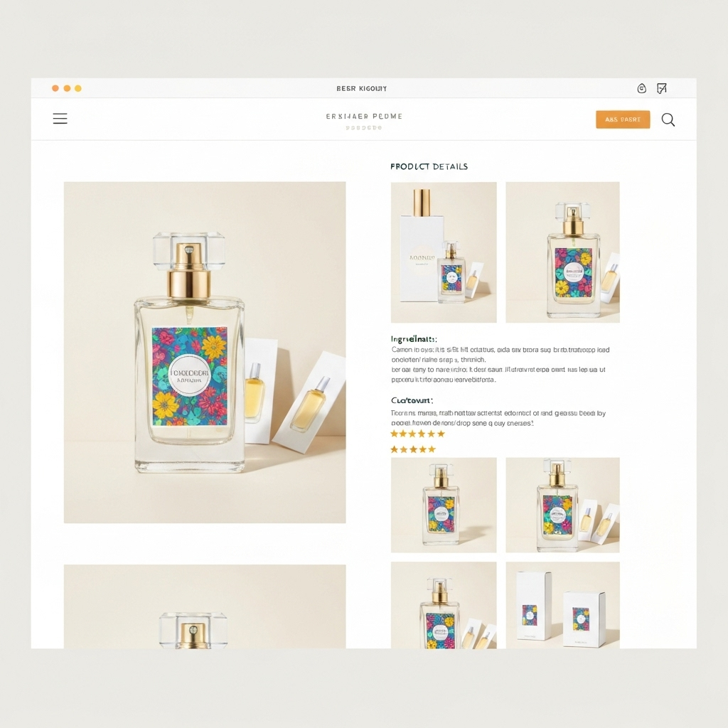 Perfume Website screenshot