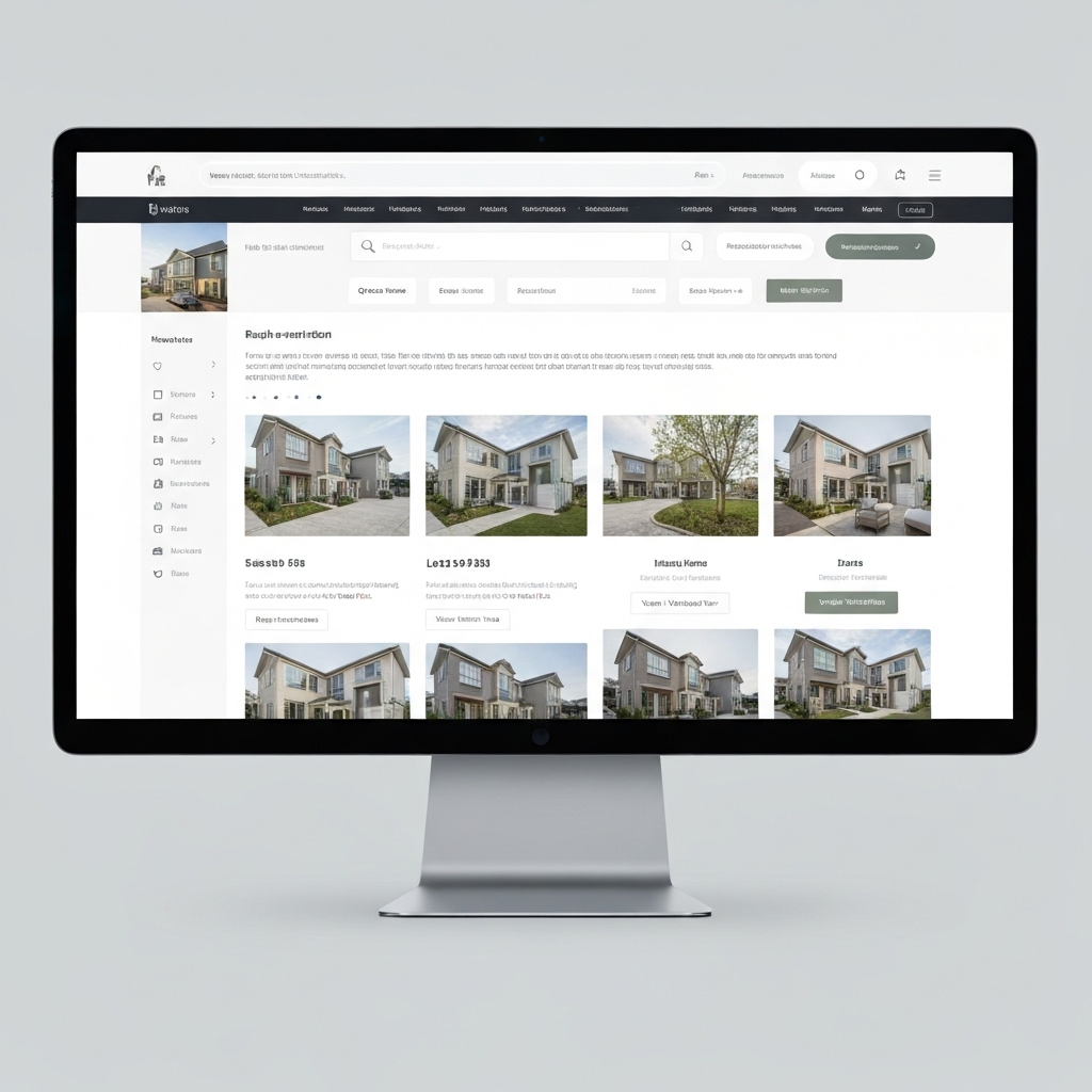 Real Estate Website screenshot